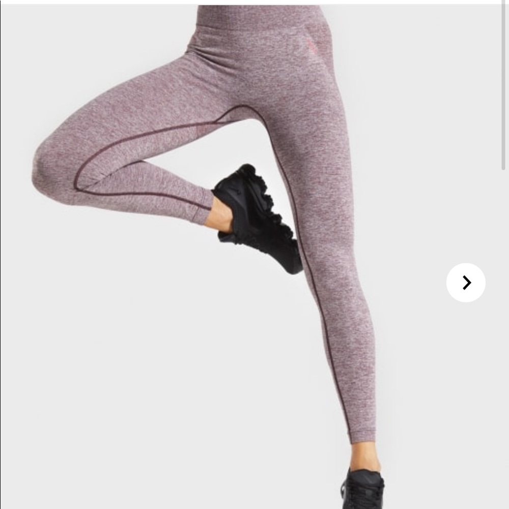 Gymshark Flex High Wasted Leggings Berry/Rose